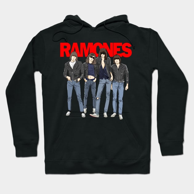 ramones Hoodie by small alley co